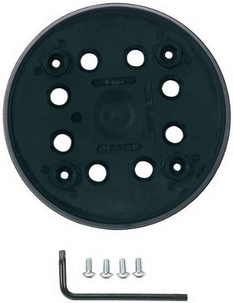 Bosch 2608601169 Platorello Medio per PEX 270, 125 mm Nero con sistema a strappo