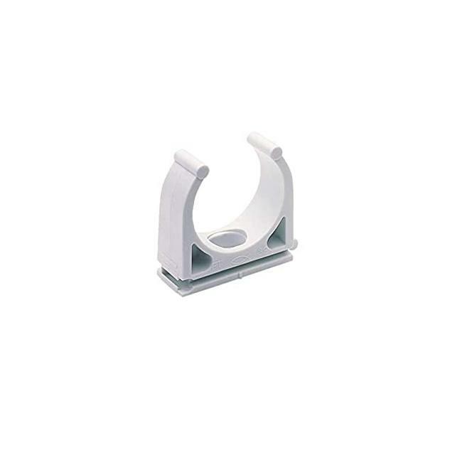 supporto fissaggio tubo elettrico a clips tubo rigido 16 mm grigio vir 4351601