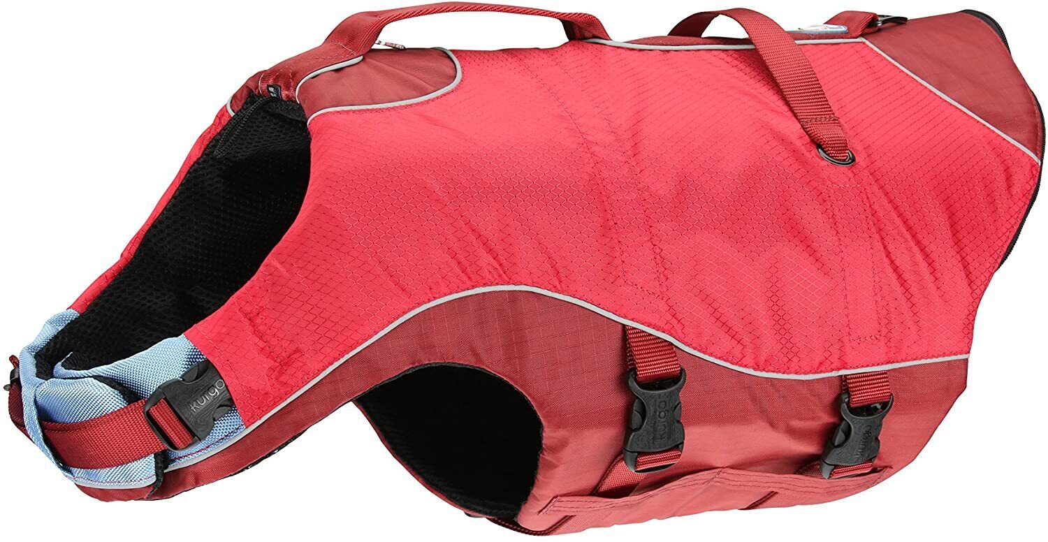 Kurgo- Giubbotto di salvataggio Surf N Turf ROSSO S