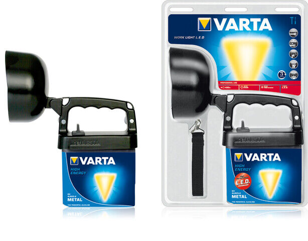 Torcia Elettrica da Lavoro 300 Lumen Potenza 4W 18660101421 Varta