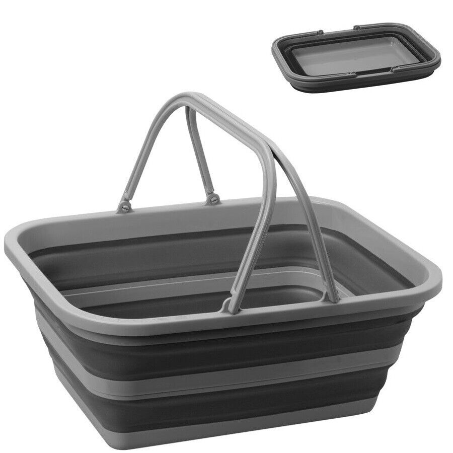 CESTINO PIEGHEVOLE BRUNNER HOLDALL plastica PP/TPU per CAMPER CARAVAN VIAGGIO