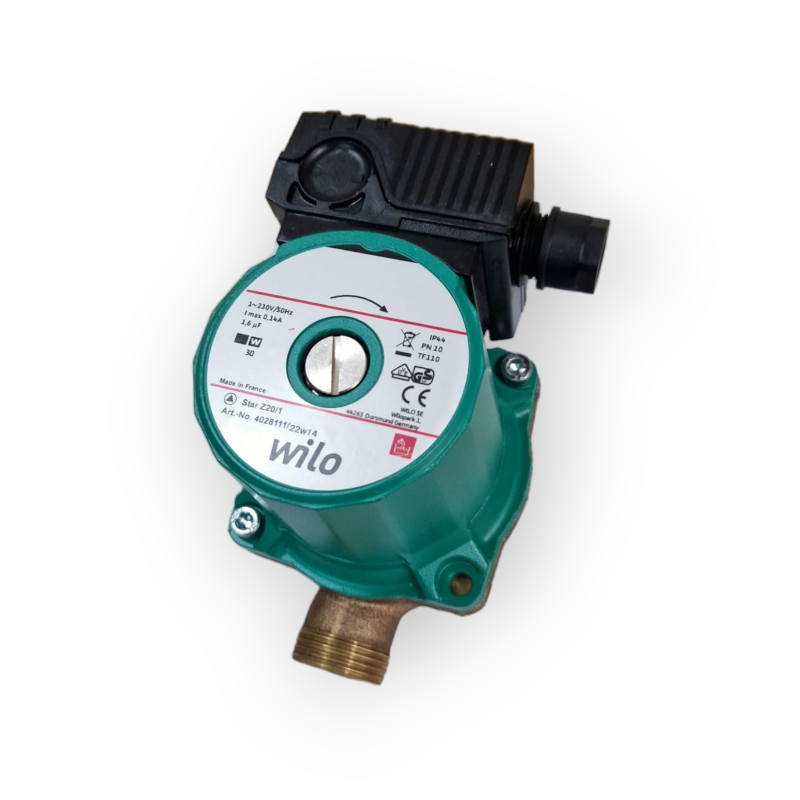 WILO POMPA CIRCOLATORE STAR Z 20/1 I 140 MM ACQUA SANITARIO RICIRCOLO EX SALMSON