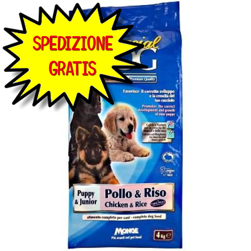 SPECIAL DOG PUPPY & JUNIOR POLLO E RISO 4 KG