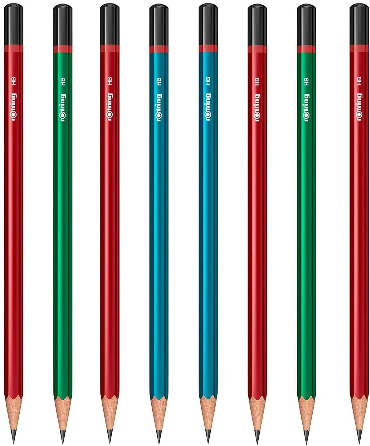 rOtring Matite Woodcase Hb Grafite Set Di 8 Matite
