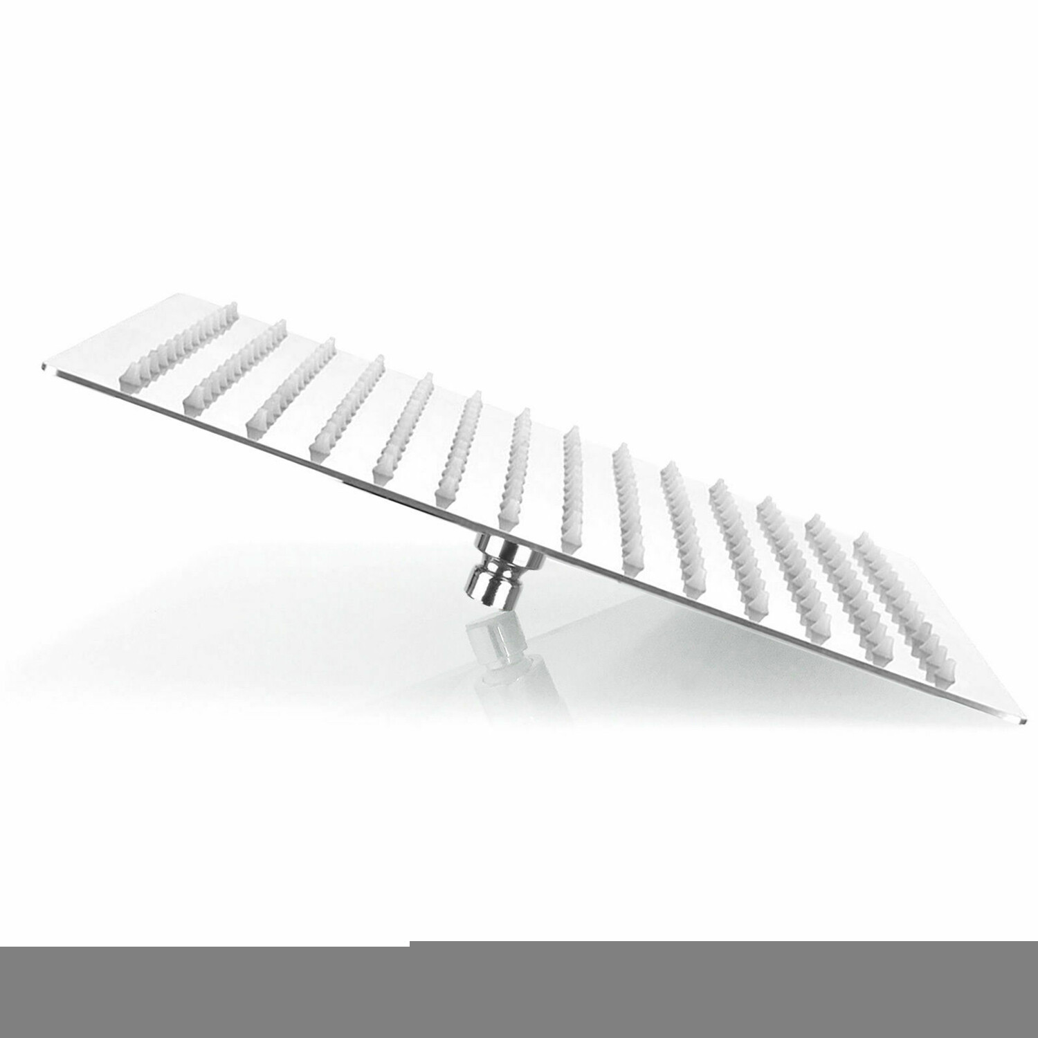 SOFFIONE DOCCIA BAGNO Quadrato 35X35 Cm ACCIAIO INOX ANTICALCARE ULTRASOTTILE
