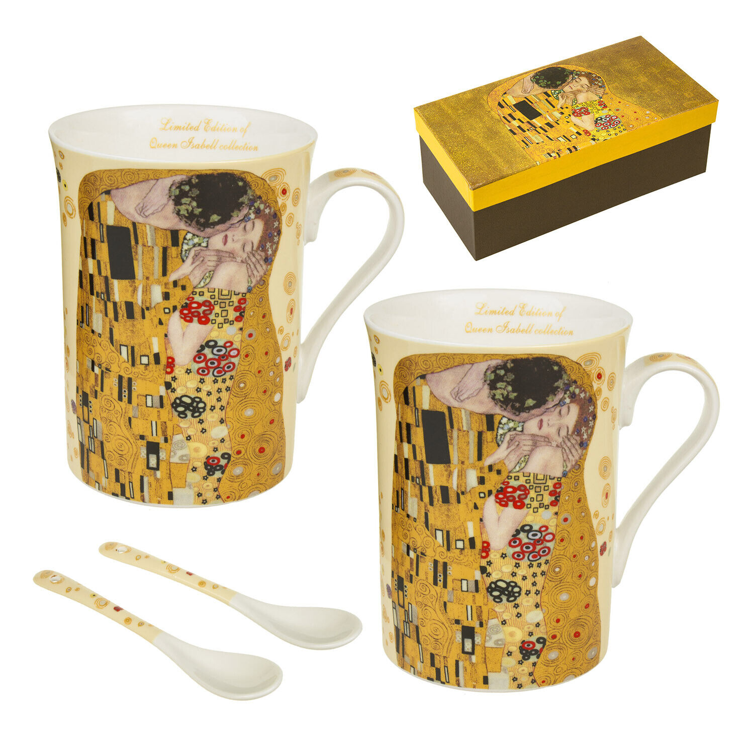 Set di 2 tazze da 250 ml in una confezione decorativa Isabell Queen