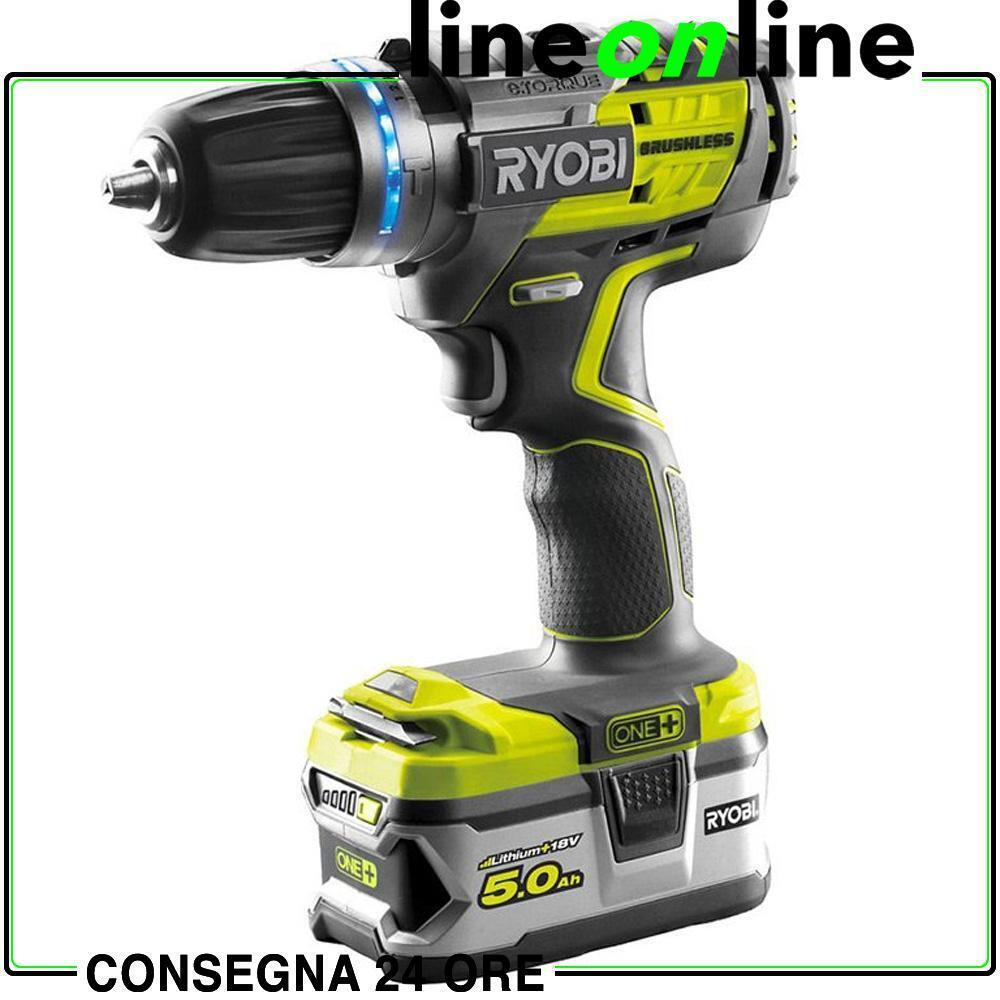 Trapano avvitatore a percussione RYOBI R18PDBL-252S a batteria 18V brushless