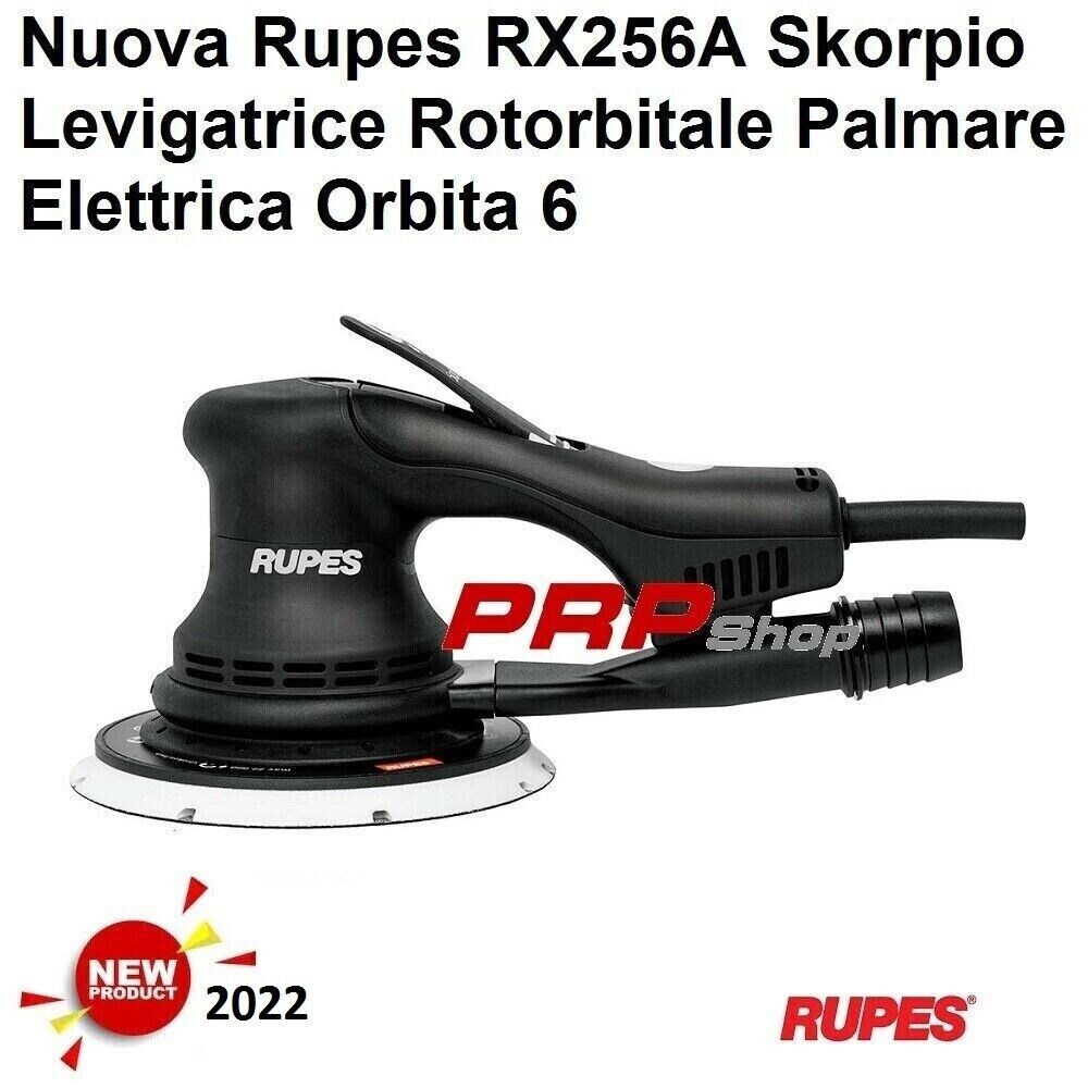 NUOVA RUPES RX256A SKORPIO LEVIGATRICE ROTORBITALE PALMARE ELETTRICA ORBITA 6