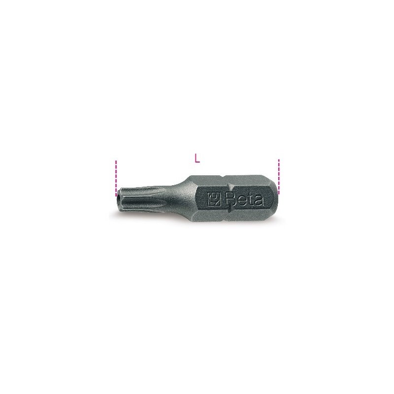 INSERTI PER AVVITATORI PER VITI CON IMPRONTA TAMPER RESISTANT TORX® 1/4 L mm 25