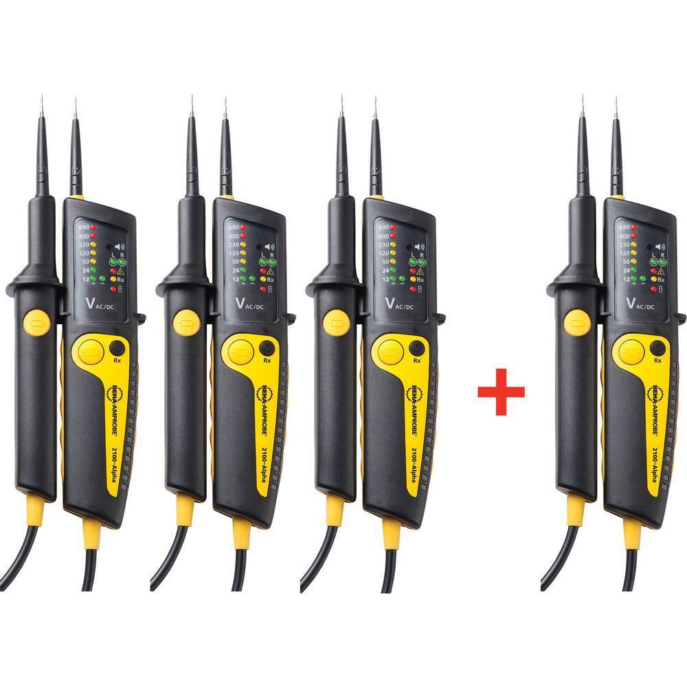 Beha Amprobe 2100-ALPHA BUNDLE Tester di tensione a due poli CAT III 1000 V,