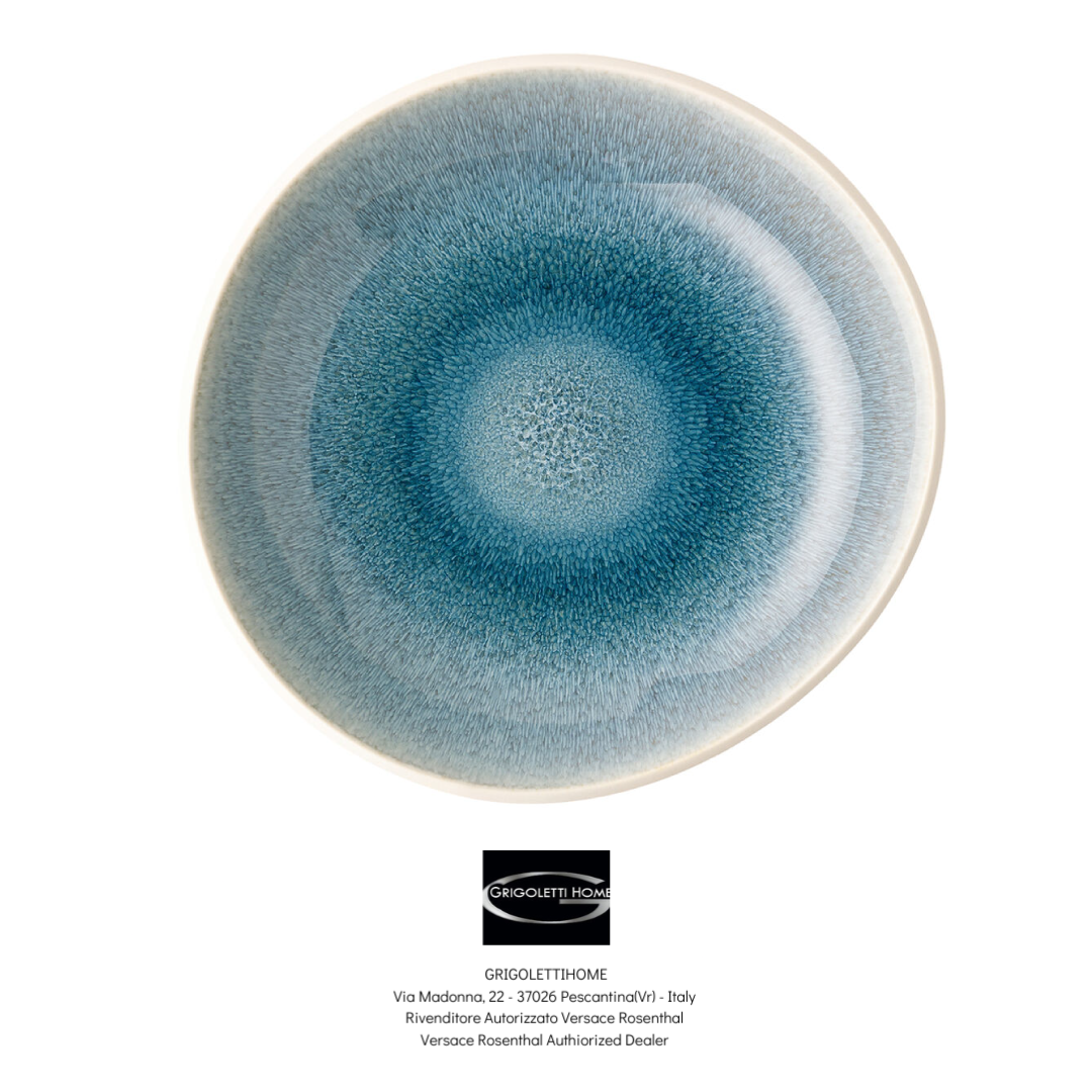 Rosenthal - Junto Aquamarine - Piatto Fondo cm 22 - Rivenditore Autorizzato