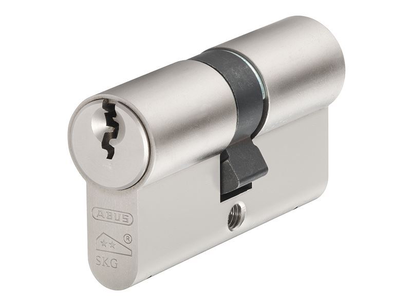 ABUS Mechanical - E60NP Euro Double Cylinder Nickel Pearl 30mm / 30mm Visi