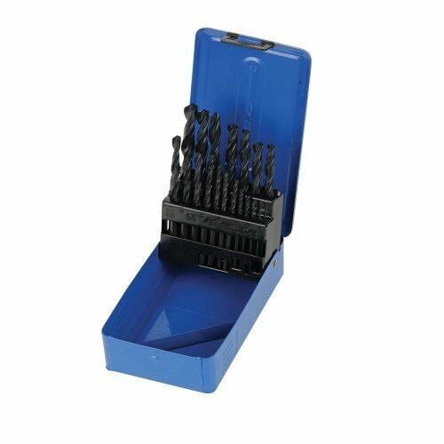 Silverline DS50 HSS Jobber Drill Bit Set 19-Piece 1-10mm (E0Y)