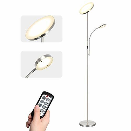 Tomons Lampada da Terra LED Dimmer, Lampada da Pavimento Torchiere a (k4K)