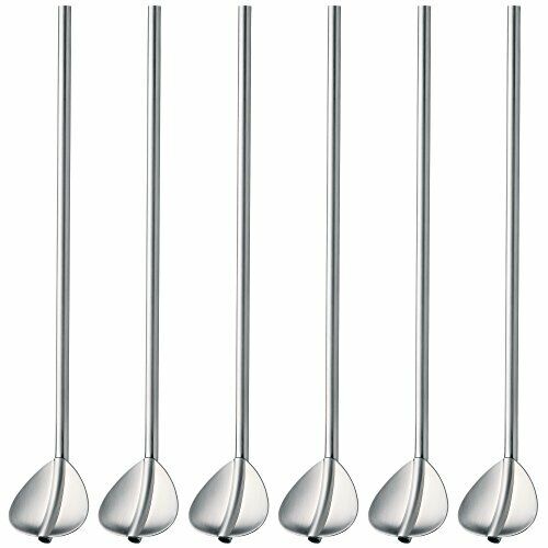 WMF 1288689990 Bistro - Set da 4 cucchiaini da cocktail (h5Z)