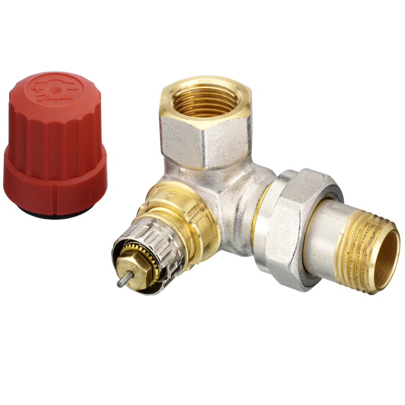 DANFOSS VALVOLA DOPPIO SQUADRO DX RA-N 15 Ø 1/2 RADIATORE 013G0233 DESTRA