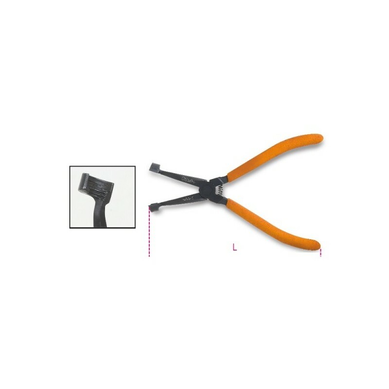 Pinza per fermi molle ceppi freni a tamburo L mm 184 art. 1470FT