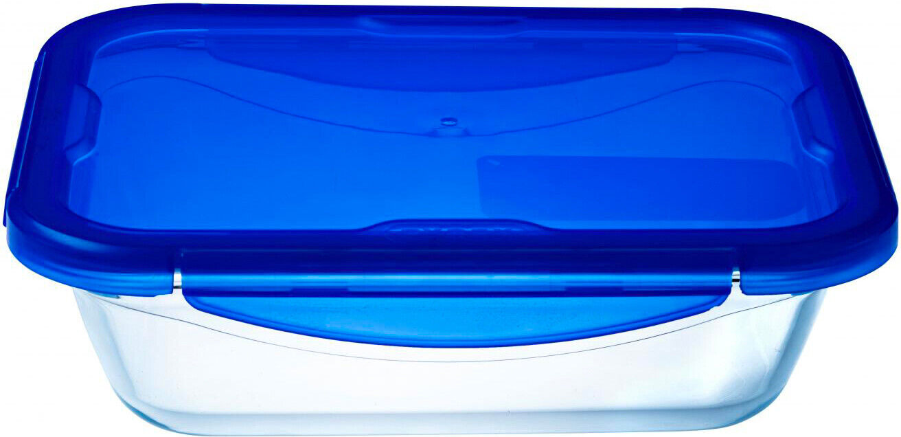 Contenitore 3.3 Lt 30 x 23 Cook&Go vetro borosilicato Blu Pyrex 283PG00/7044