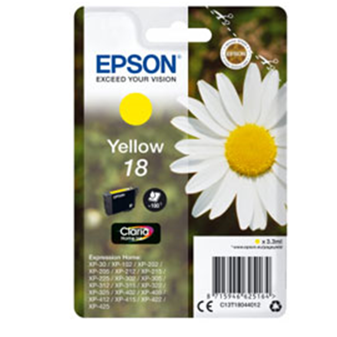Cartuccia Giallo  Claria Home Serie 18/margherita In Conf. Blister Rs | Epson