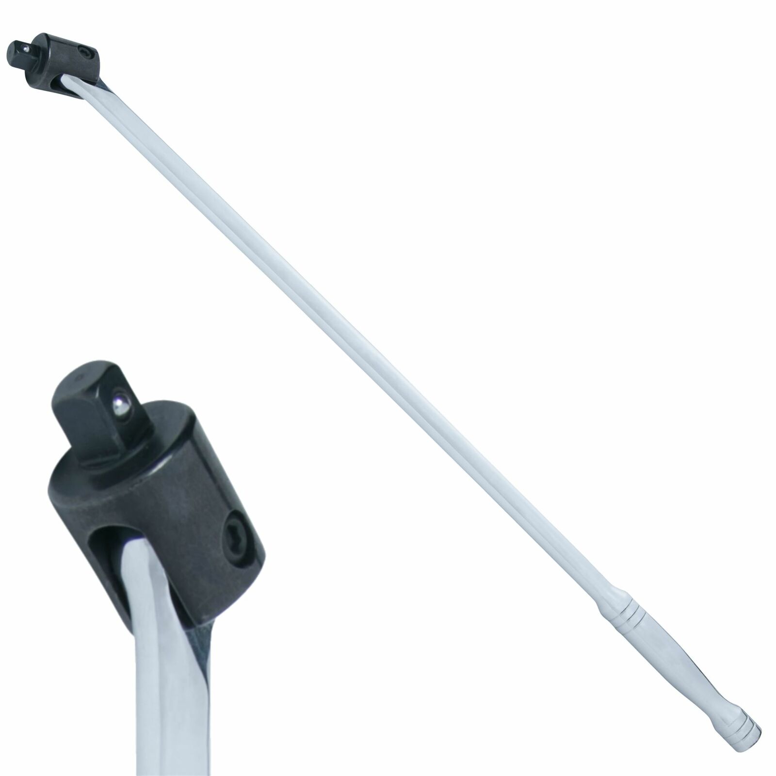 Testa Flessibile Nocca Potenza Breaker BAR Chiave 1.3cm Guida 600mm Lungo 02002
