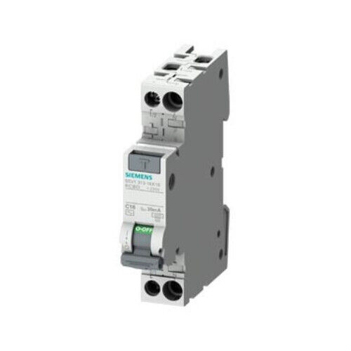 SIEMENS MAGNETOTERMICO DIFFERENZIALE 1P+N 4,5KA TIPO AC. 30mA 16A 5SV1313-1KK16