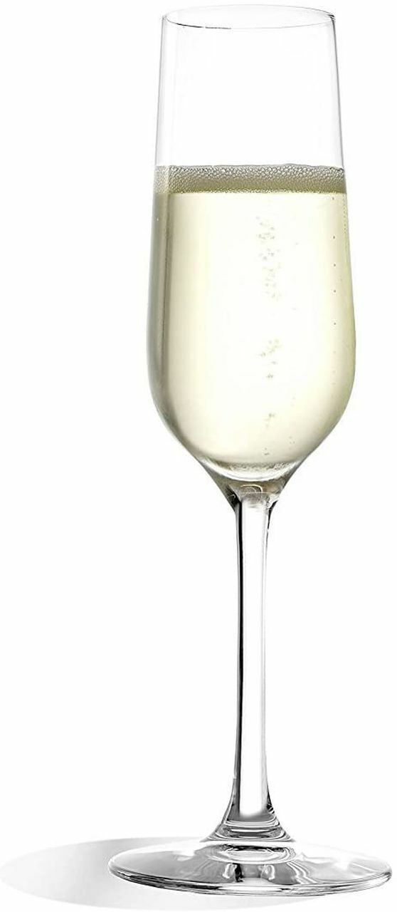 Set di 6 flute in vetro da Champagne Revolution ml 200