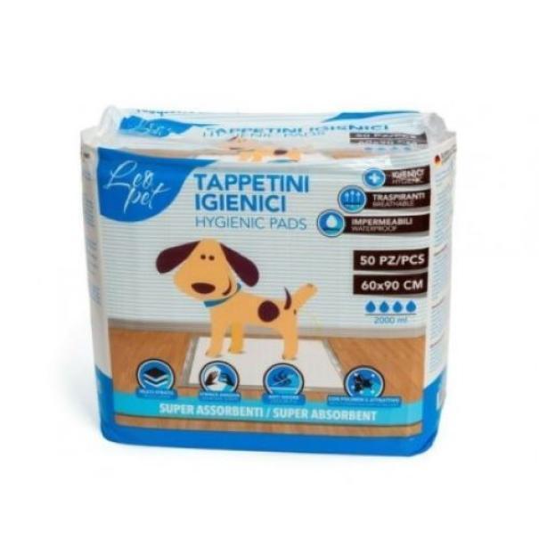 TAPPETINI IGIENICI LEOPET 60X90. 50PZ