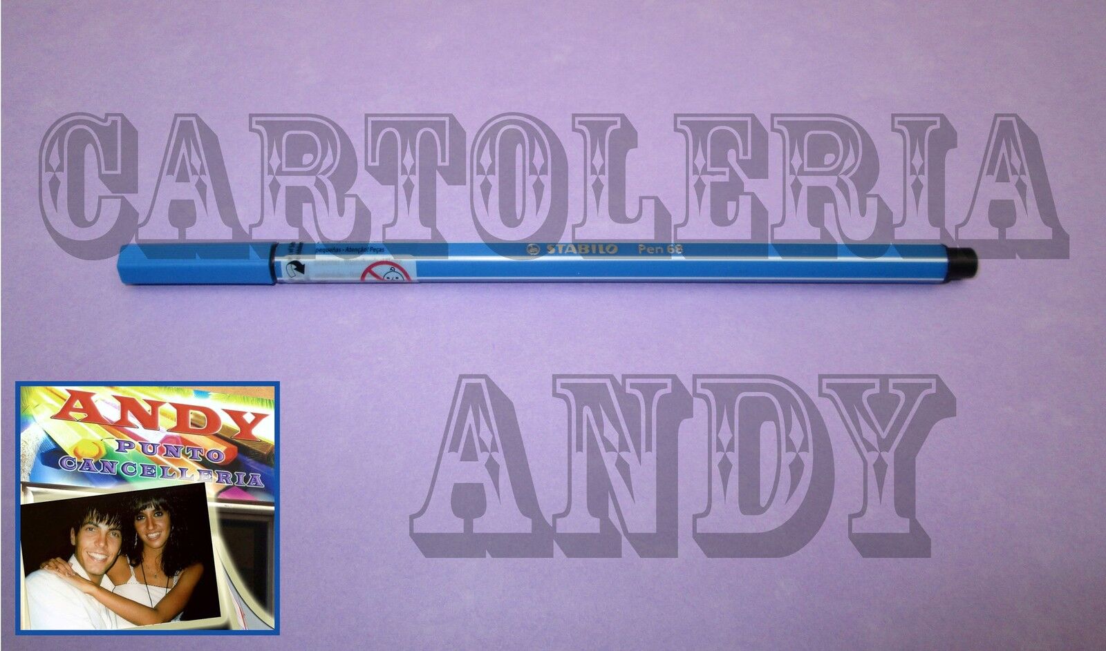 PENNARELLO PEN 68 - STABILO - BLU SCURO - COD. 68/41