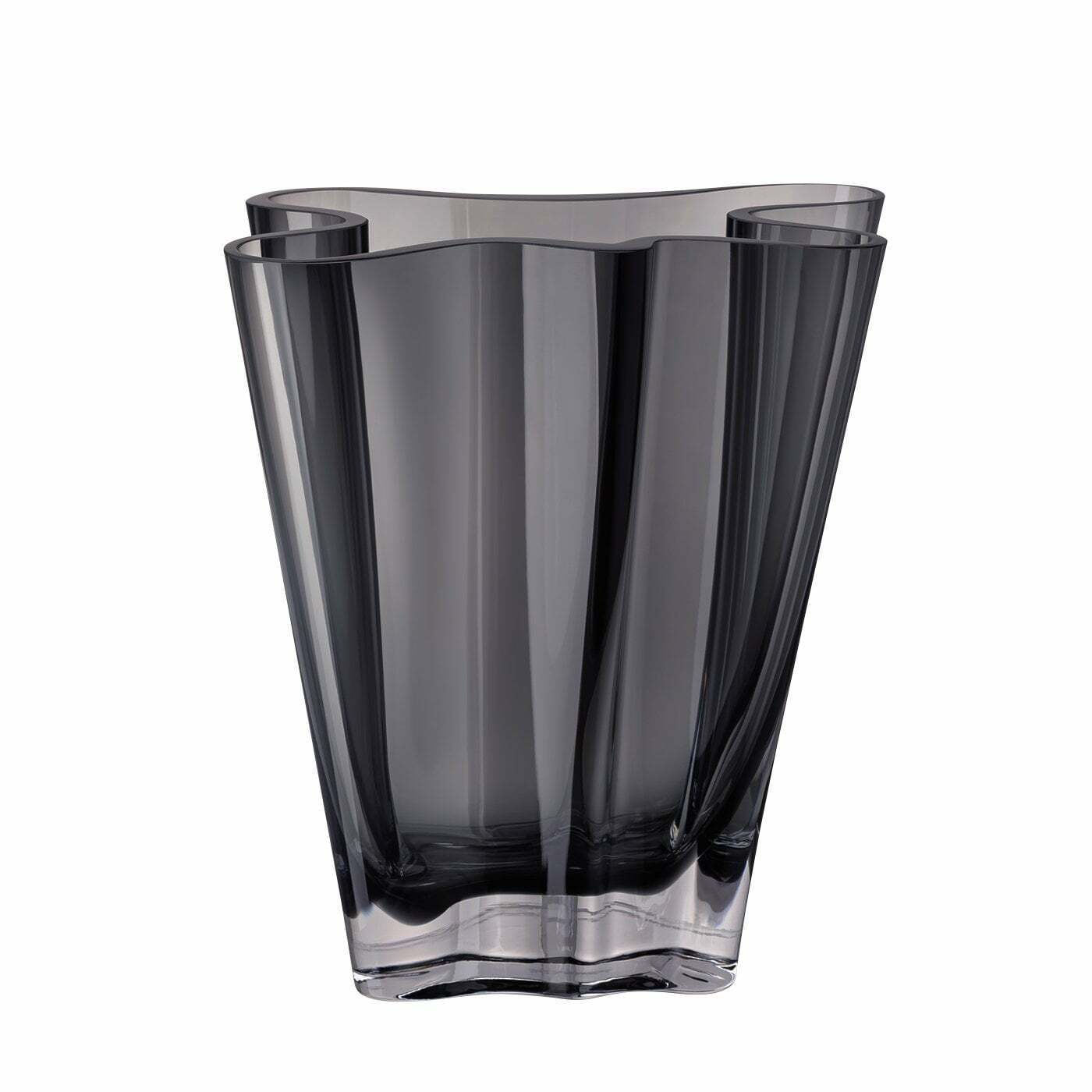 Rosenthal studio-line - Vaso Flux 26cm Cristallo Grigio Rosenthal studio-line