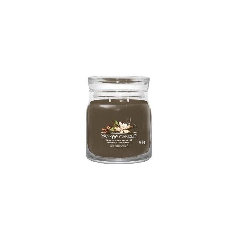 YANKEE CANDLE Vanilla Bean Espresso - Candela Profumata Signature Media 368 g