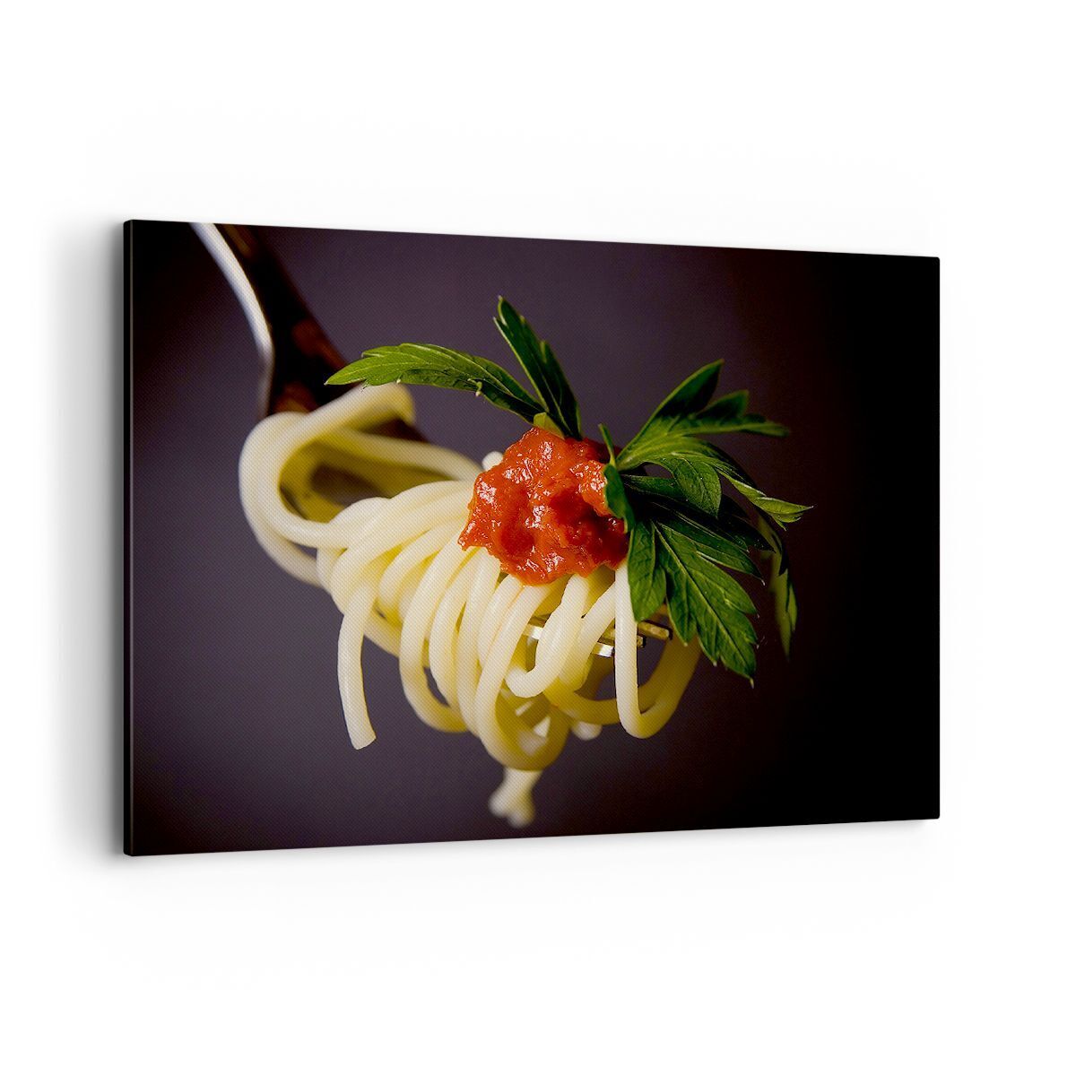 Quadro su Tela 100x70cm Italia pasta spaghetti Stampe Immagini Quadri Murale