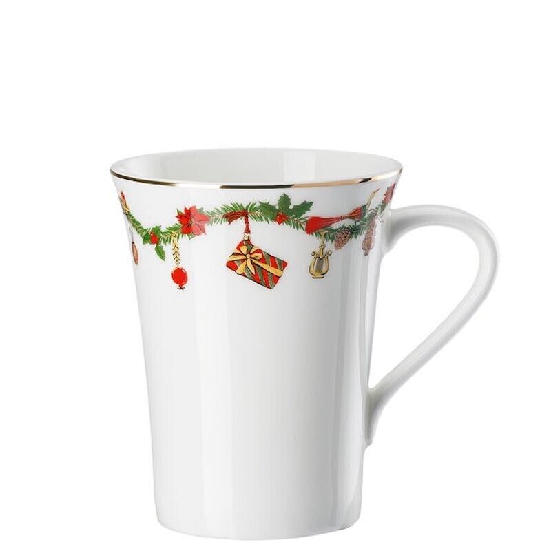 Hutschenreuther, Nora Christmas, Tazza Mug, Porcellana