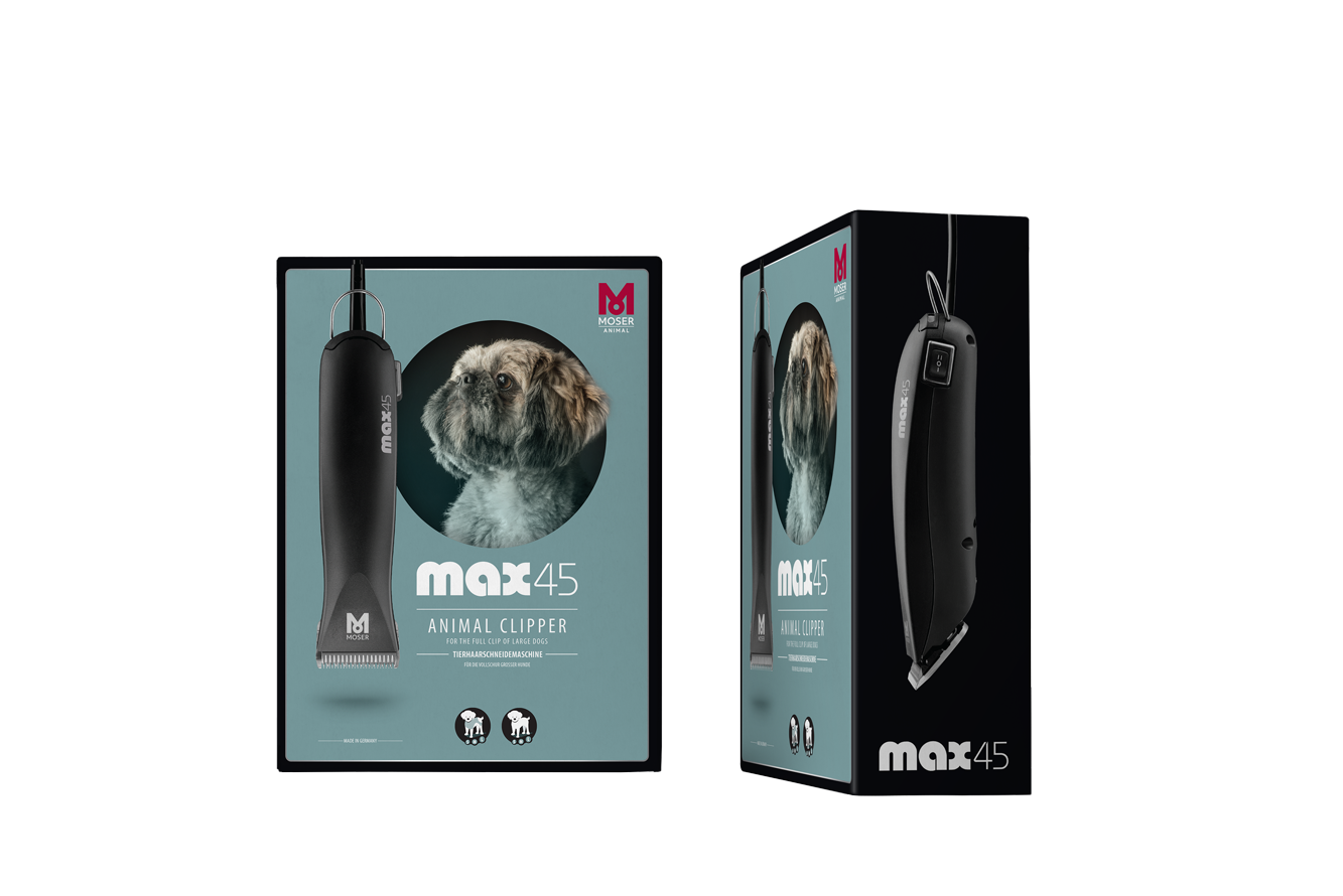 MOSER MAX 45 A 2 VELOCITA' TOSATRICE PROFESSIONALE CLIPPER confezione 75 YEARS