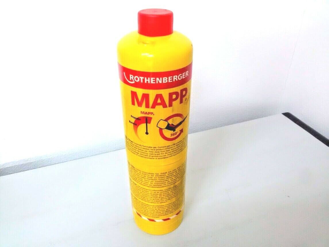 BOMBOLA MAPP GAS SUPER FIRE PROPANO BUTANO ROTHENBERGER