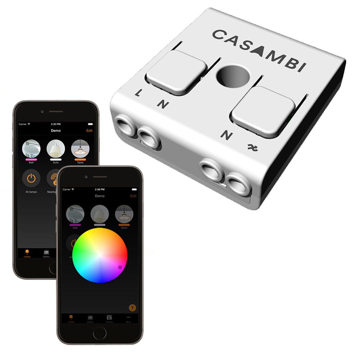 Dimmer CASAMBI CBU TED controller luci LED modulo gestione via bluetooth 230V