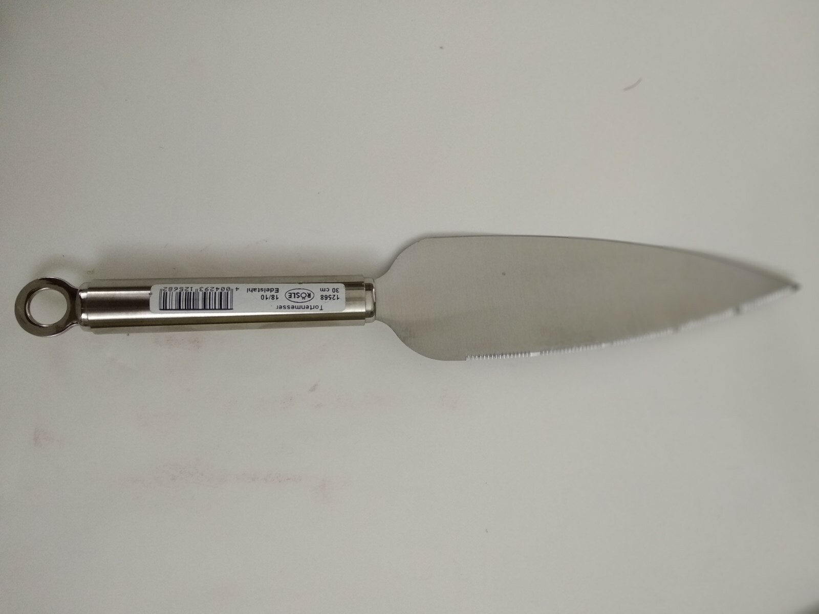 Rosle coltello in acciaio,per torte e per glasse 30cm