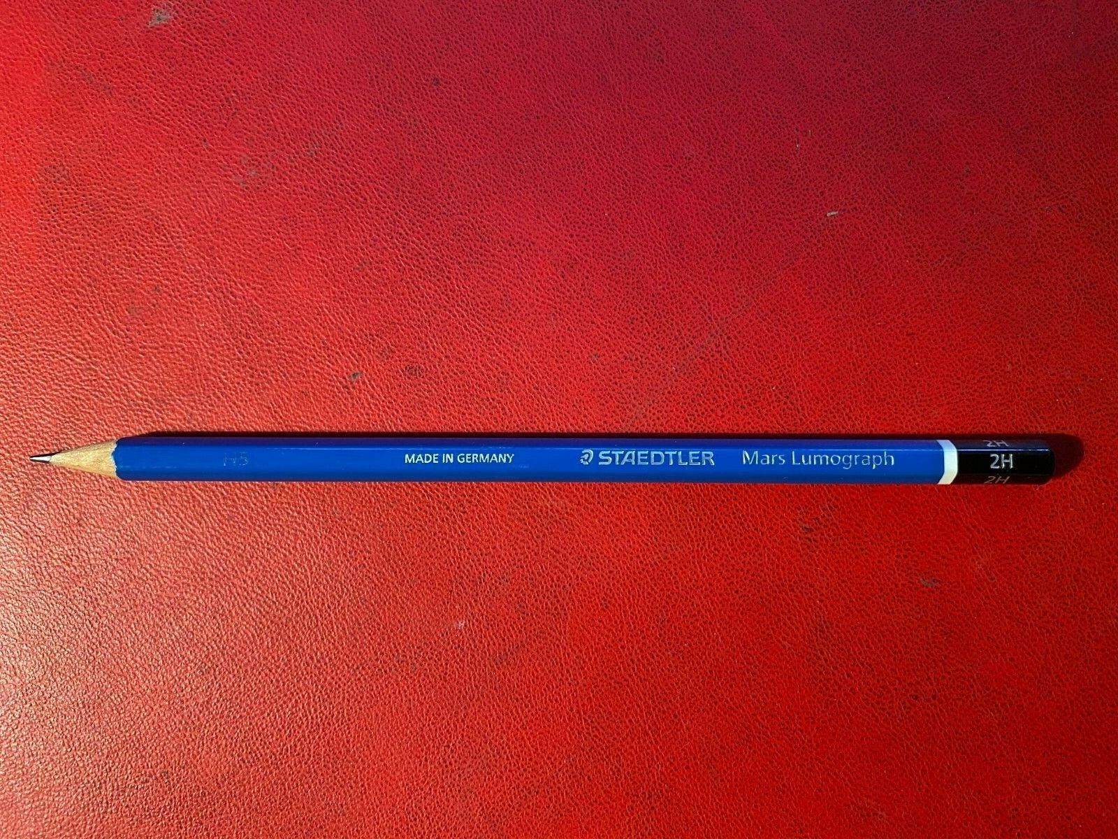 STAEDTLER 1 MATITA GRAFITE MARS LUMOGRAPH (2H) NUOVO !!! Made in Germany