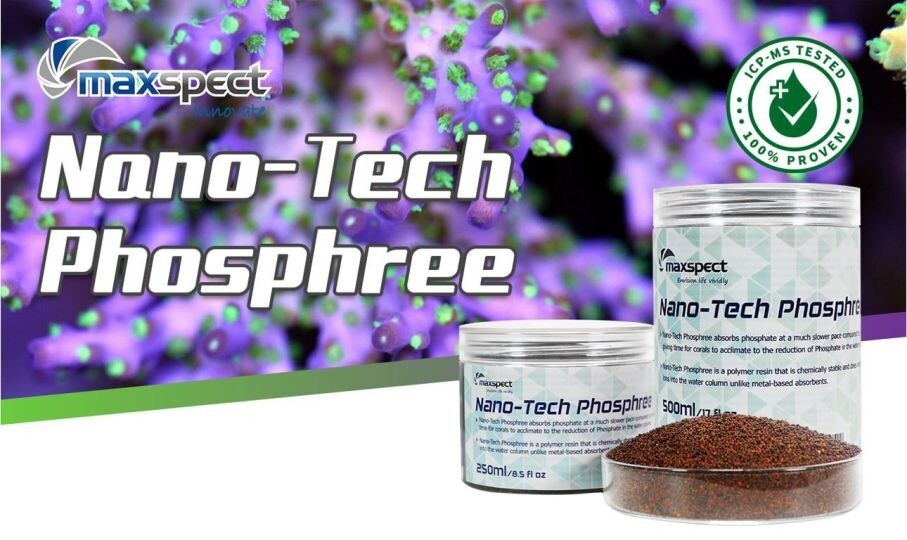 MAXSPECT NANO TECH PHOSPHREE 500 ML RESINA ANTI FOSFATO ACQUARIO DOLCE E MARINO