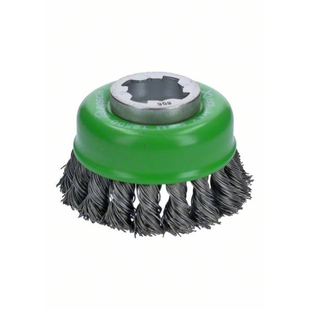 Bosch Accessories Bosch X-LOCK Spazzola a tazza Heavy for Inox - 75mm, filo