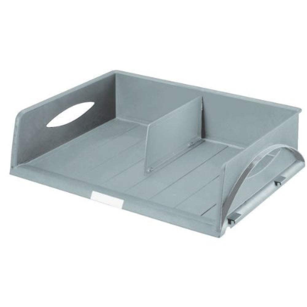 (TG. 508 x 380 x 127 mm) Leitz Jumbo Sorty Tray A3 Grey - NUOVO