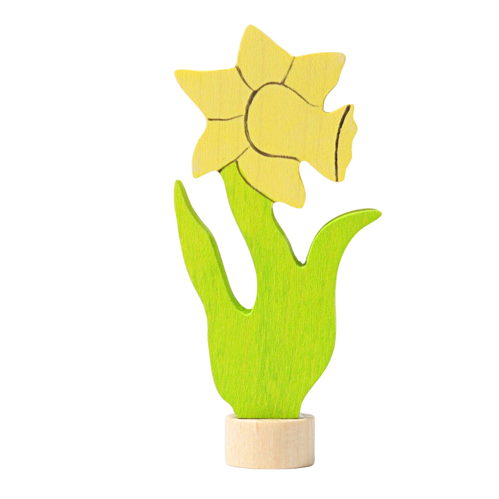 Grimm's Game and Wooden Design Grimm's Plug Daffodil