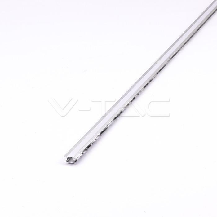 V-TAC 2 METRI PROFILO IN ALLUMINIO PER STRISCE LED DA INTERNO VT-8115 3357