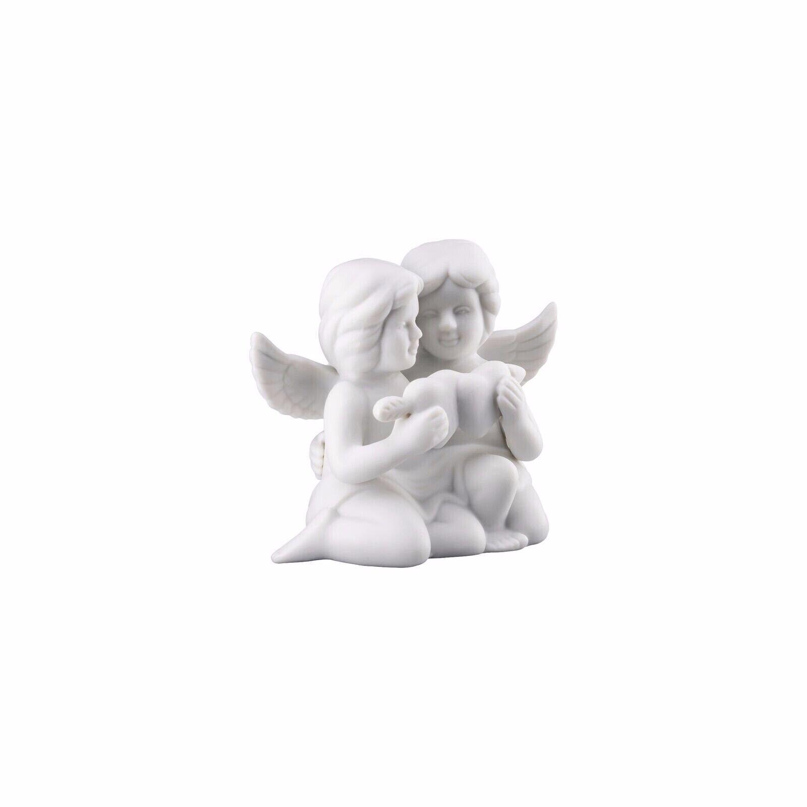 Rosenthal - Coppia Angeli con Cuore Piccolo 5cm Porcellana Rosenthal - Scultura