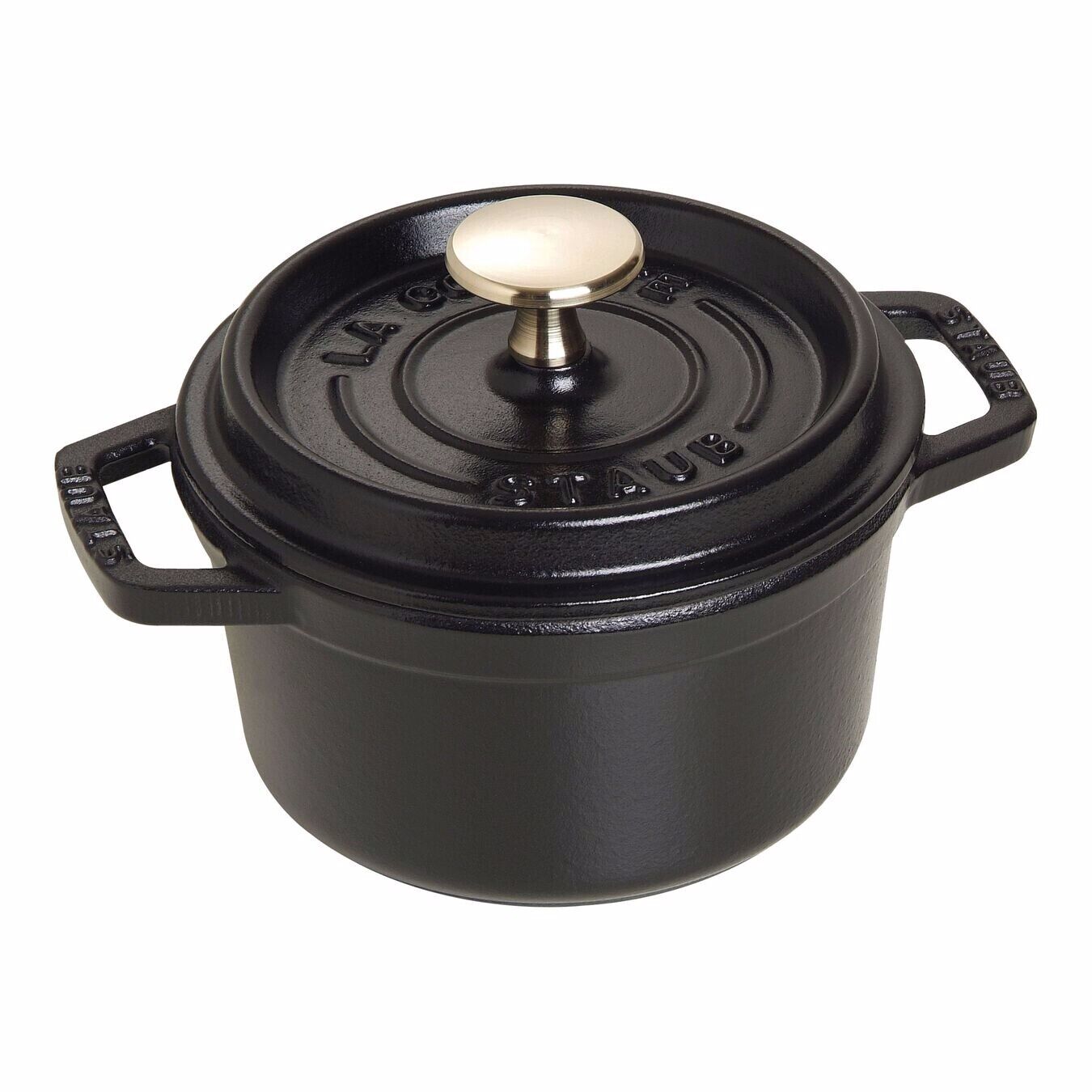 Staub - Cocotte Rotonda 14cm Nera Staub - La Cocotte Ghisa 14cm Staub - Cocotte