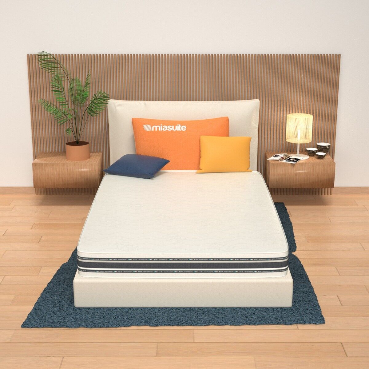 Materasso 140x190 Alto 30 cm - alla Francese, Memory, Sfoderabile | Cabrio