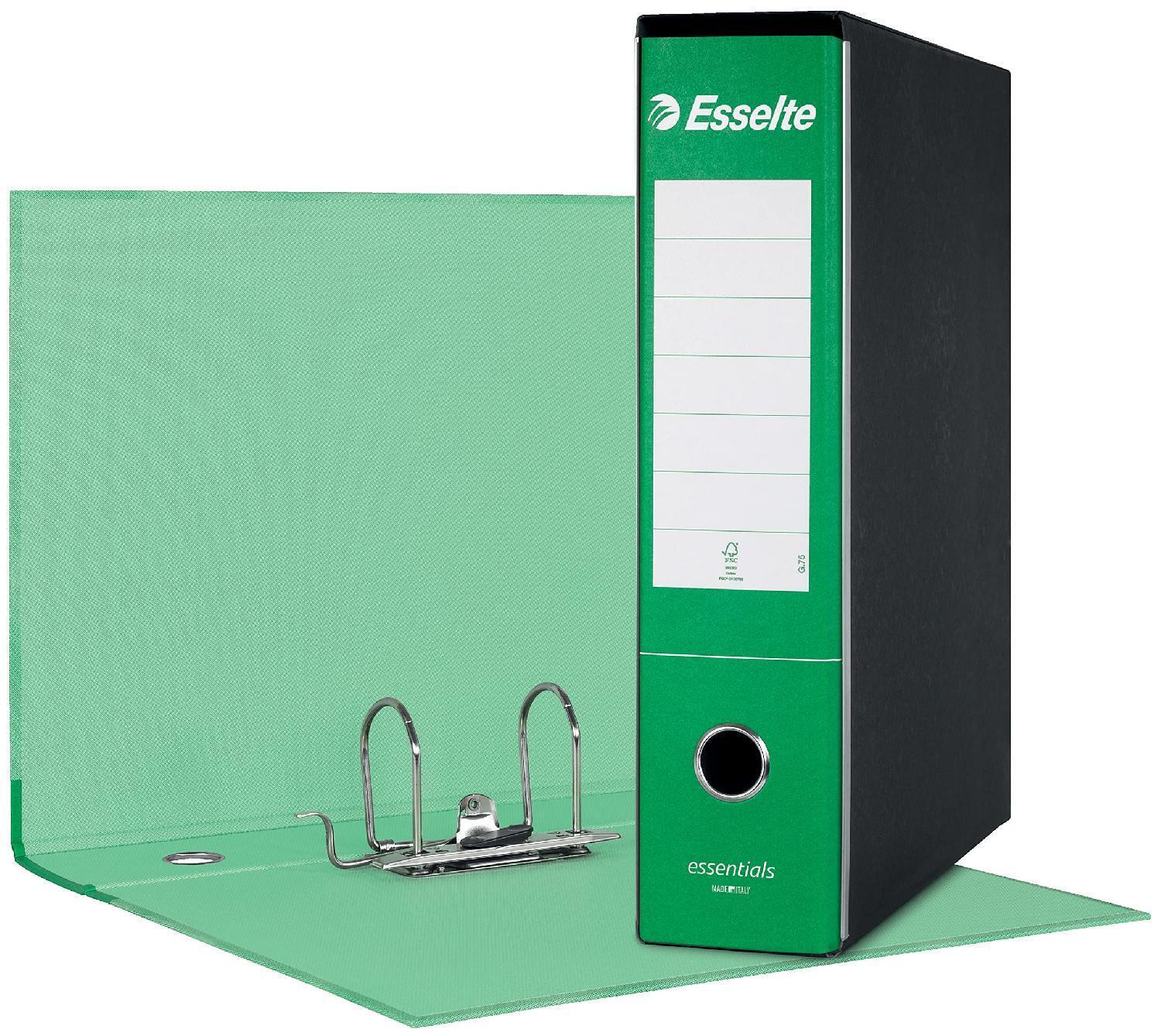 Confezione 6Registr Essent Pr Ds8 Verde G75 Esselte 390775180