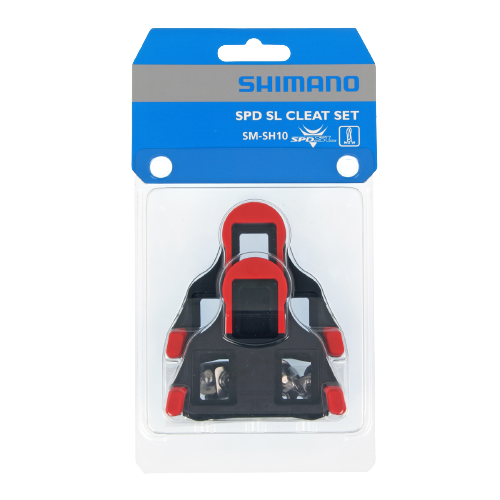 SHIMANO TACCHETTE PEDALI SPD-SL CLEAT SET SM-SH10 ROSSO 0° ART. Y42U98020