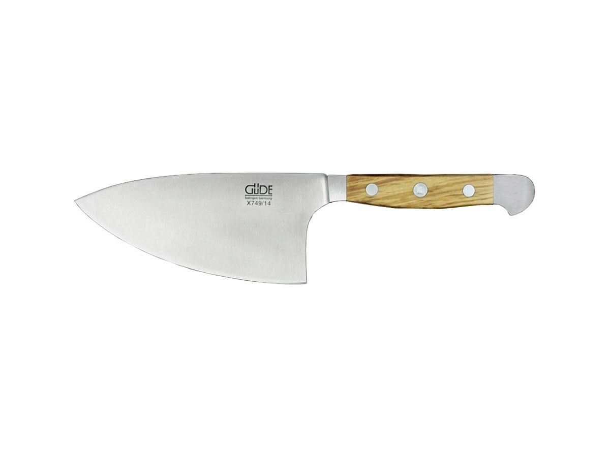 GUDE ALPHA ULIVO COLTELLO ERBE AROMATICHE CM 14 (Herb Knife Shark)