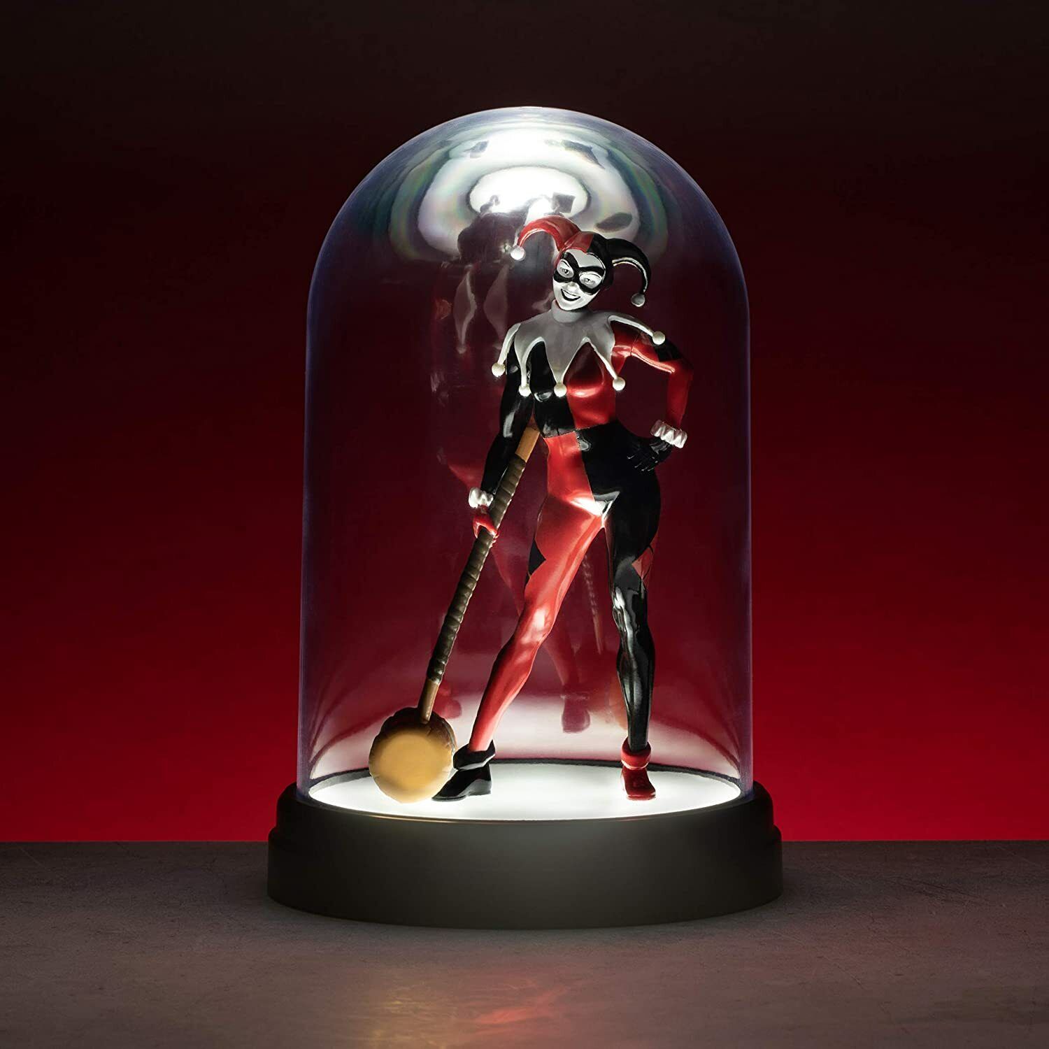 PALADONE LAMPADA DC COMICS HARLEY QUINN LED MULTICOLORE JOKER 20 CM NUOVA