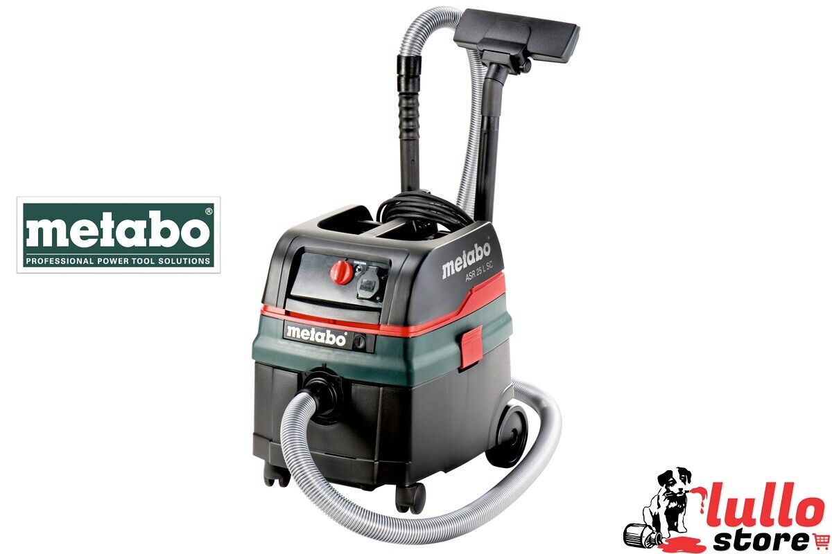Aspirapolvere Aspiratutto umido e secco 1400W 25L industria industriale Metabo